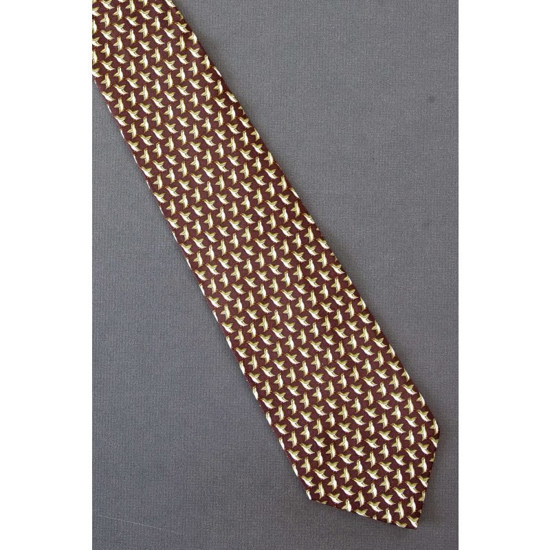 Rows of Penguins - Silk Banana Republic Necktie