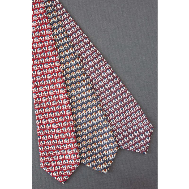 3 For $25 - Elephants Walking in a Row Ties