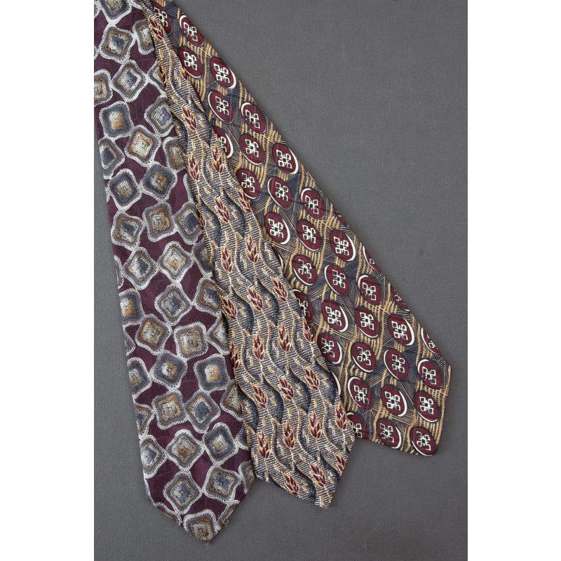 3 For $25 - Maroon & Gold Robert Talbott Ties