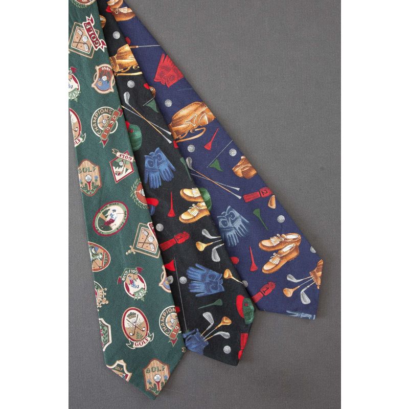 3 For $25 - Golf Course Badges & Accessories Ties