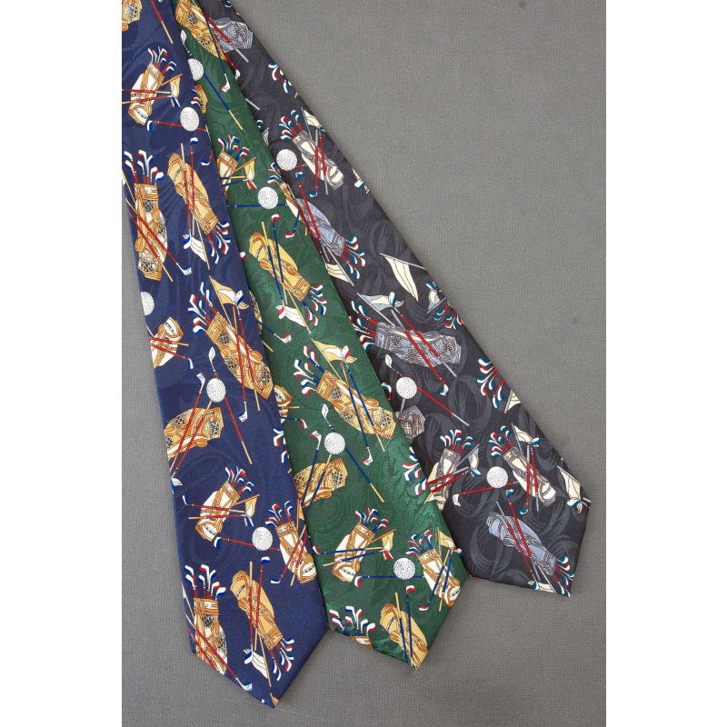 3 For $25 - Golf Bags, Clubs & Balls Neckties