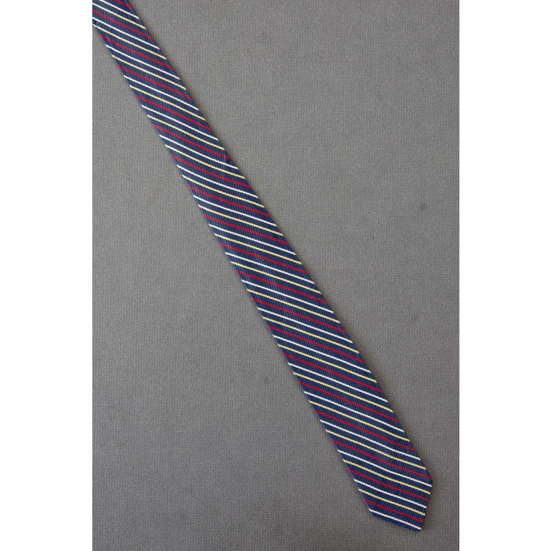 Four Color Striped - 60's Skinny Vintage Necktie