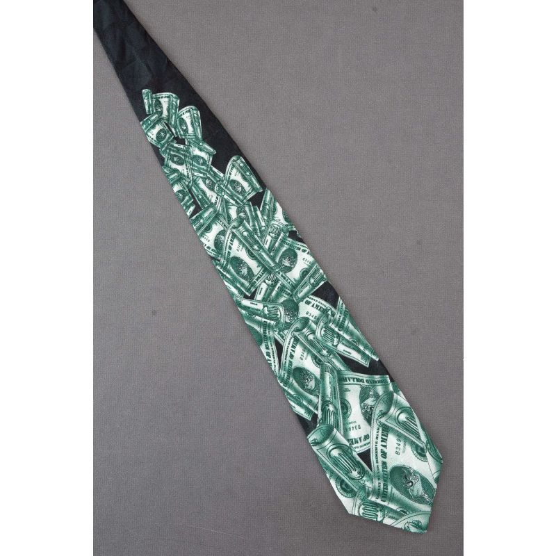 Taz on $1000 Dollar Bills - Warner Bros. Money Tie