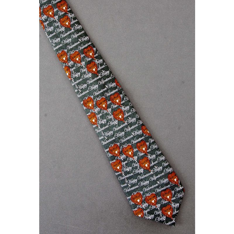 Happy Valentine's Day Balloons - Silk Necktie