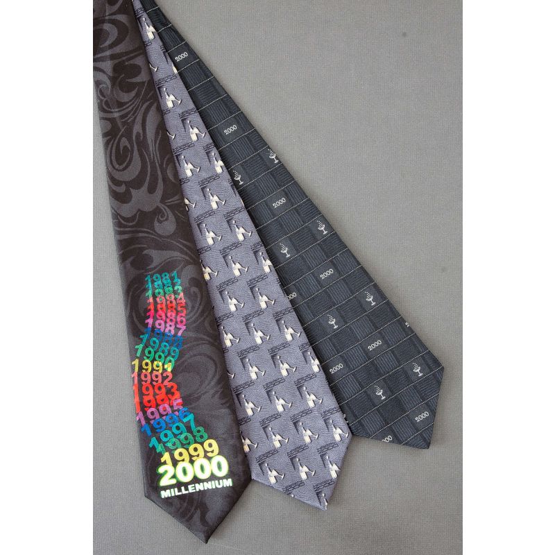 3 For $25 - Millennium Year 2000 Neck Ties