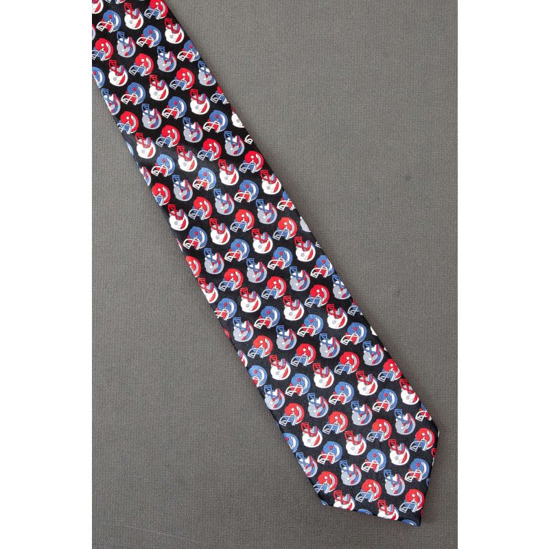 Red, White & Blue Football Helmets Tie
