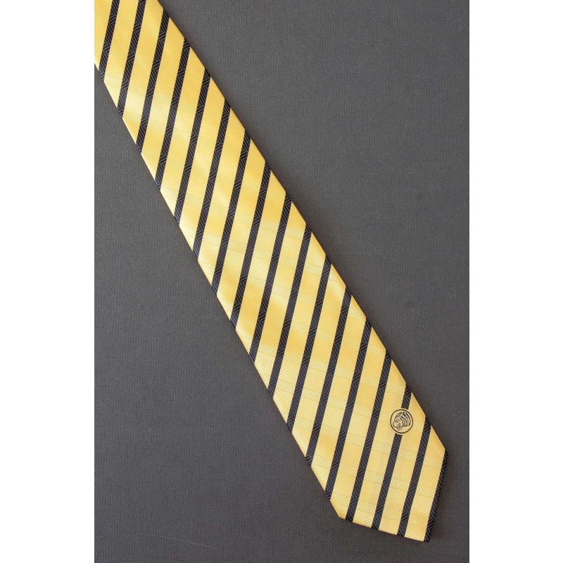 Maybank Tiger Logo - Yellow & Navy Stripe Tie