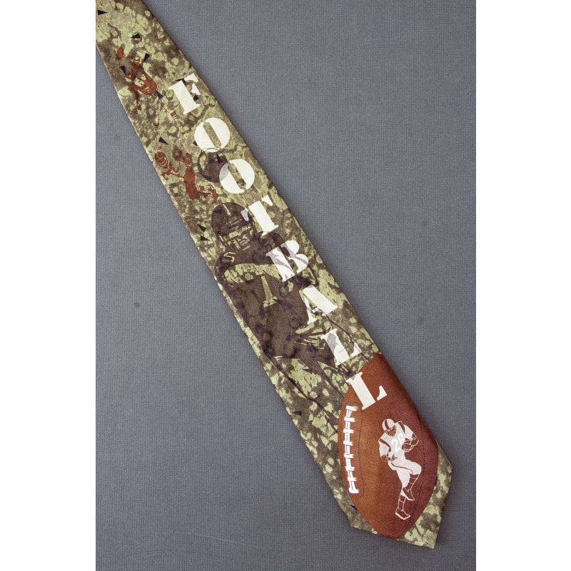 Football Play Ball - Ralph Marlin Sports Necktie