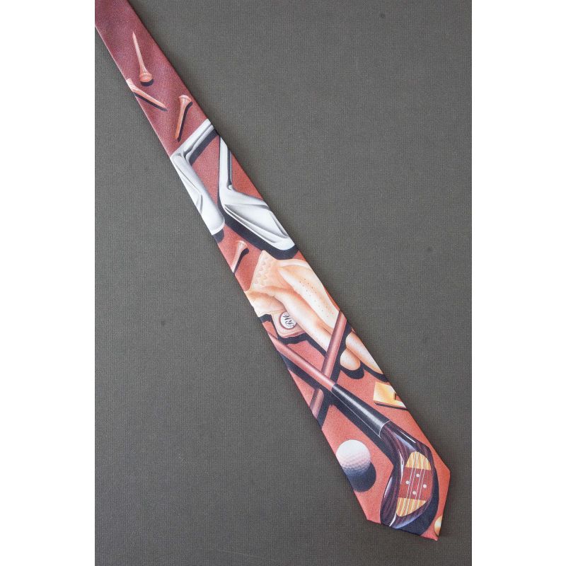 Iron, Wood & Leather - Ralph Marlin Golf Tie