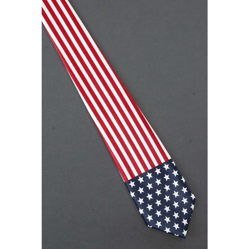 Stars & Stripes of the US Flag - Patriotic Necktie