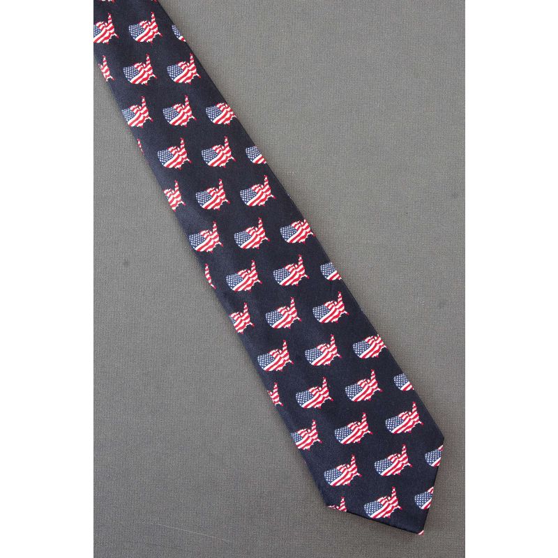 United States Draped in the US Flag - Silk Necktie