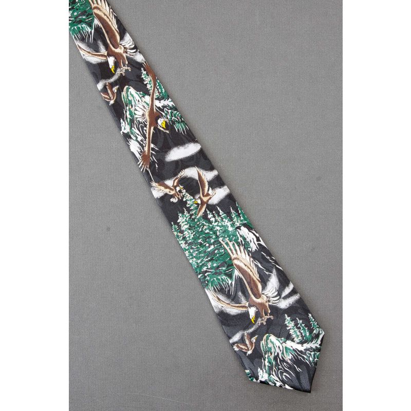Bald Eagles in Flight in the Wild - Black Necktie