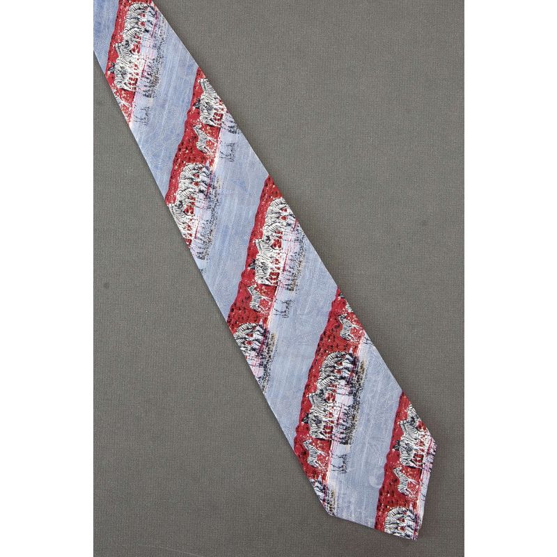 A Zeal of Zebras - Silk Endangered Species Tie