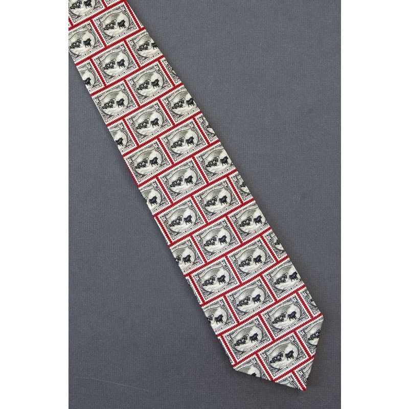 One Dollar Cattle Stamp - Museum Artifacts Tie