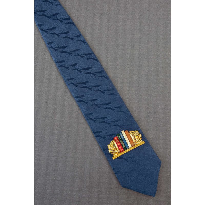 Five Books Between Bookends - Silk Necktie