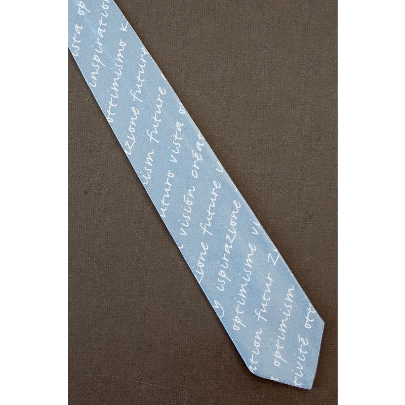 Positive & Inspiring French Words - Blue Tie