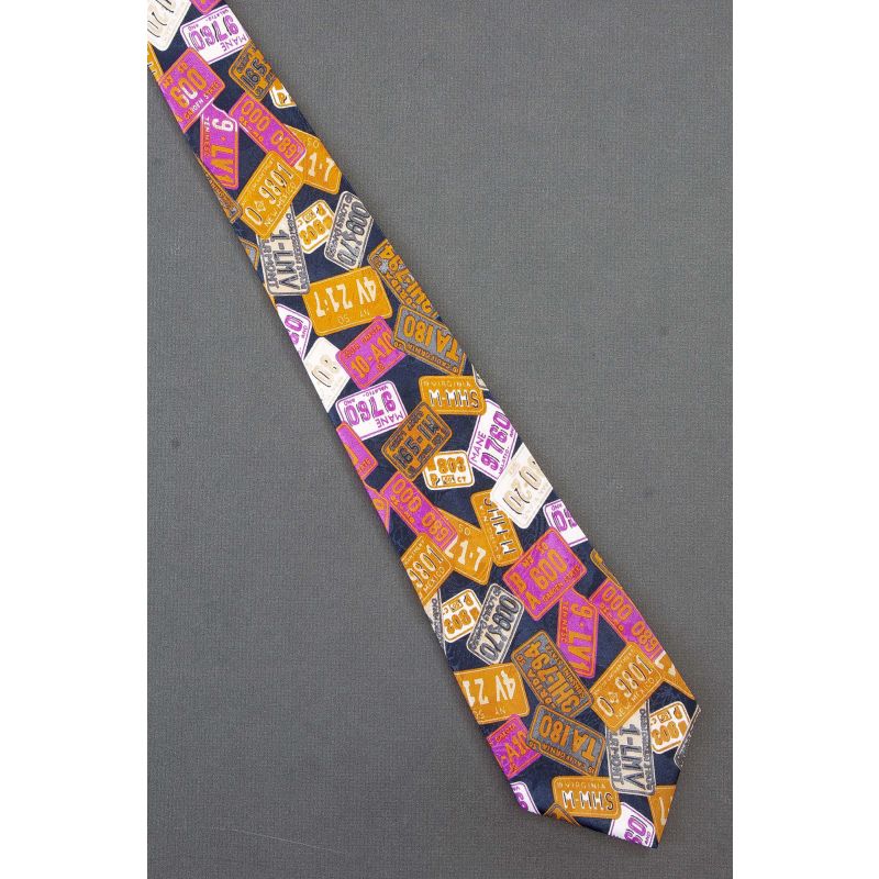United States License Plates - Colorful Necktie