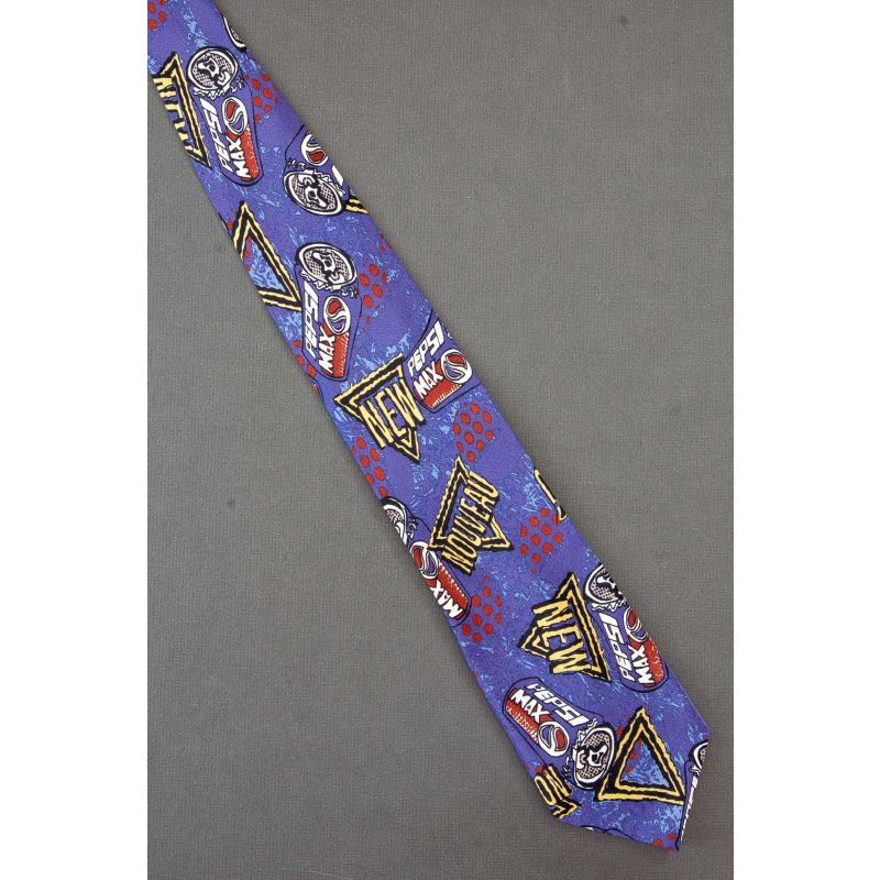 New Nouveau Pepsi Max Soda Pop Cans - Necktie