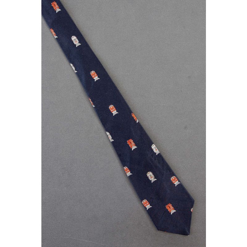 Western Pacific Trains - 1950's Skinny Necktie