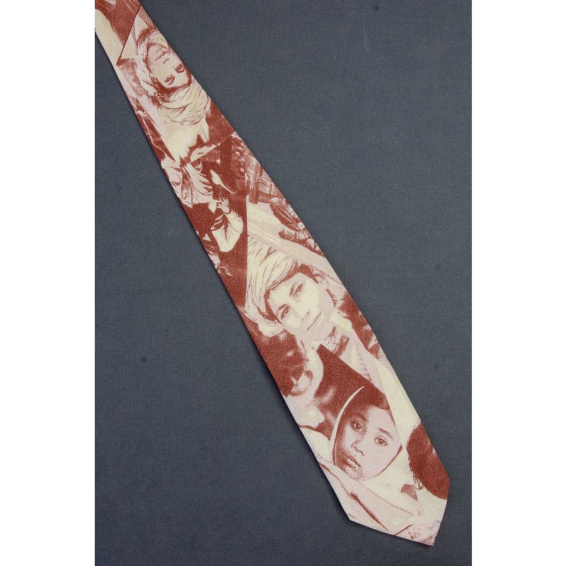 Photo Images of Children - Sepia Toned Necktie