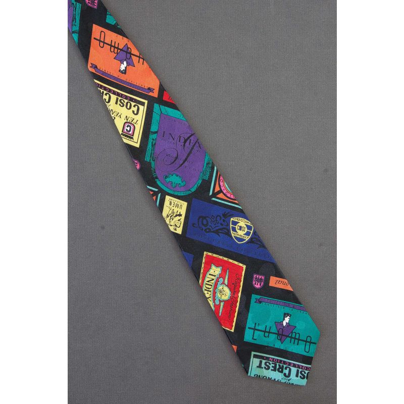 Clothing Labels Big & Small - Colorful Necktie