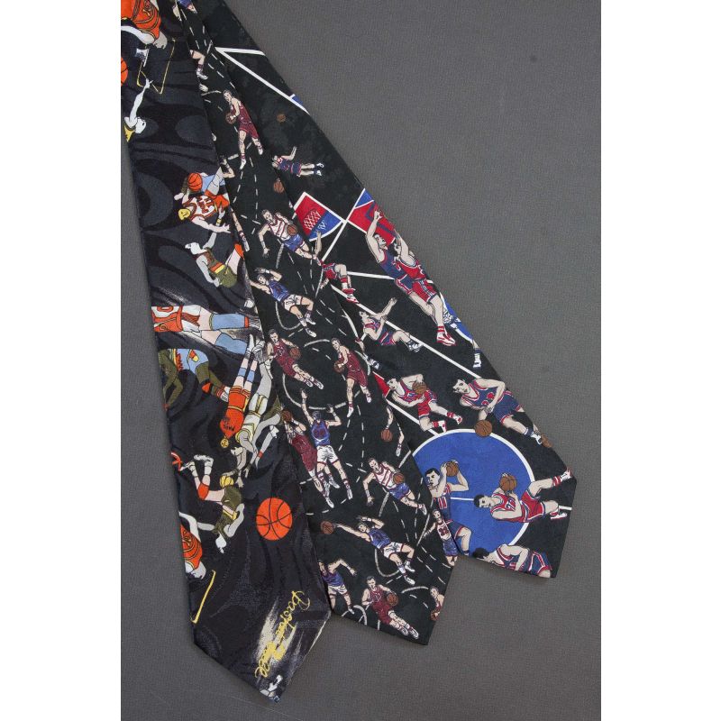 3 For $25 - Scenes of Basketball Players Ties