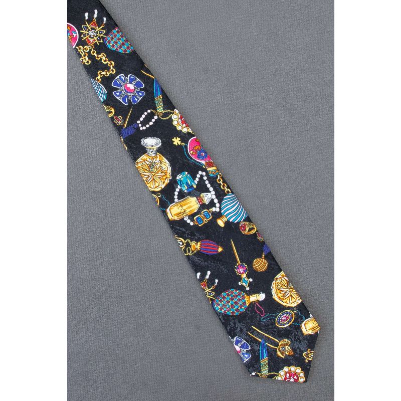 Perfume, Hair Pins & Jewelry - Black Necktie