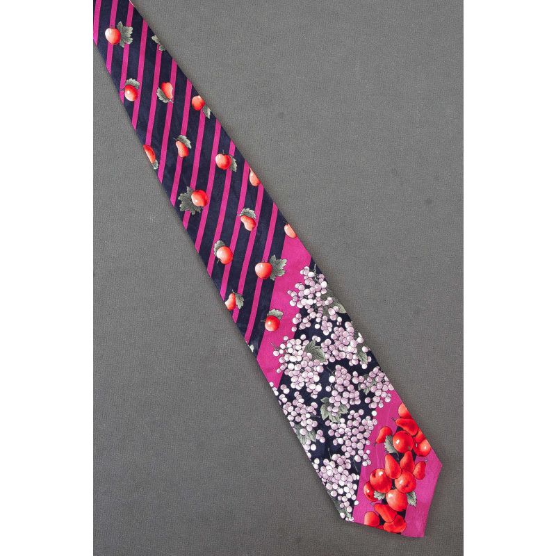 Apples, Pears & Grapes - Anthony Sicari Silk Tie 