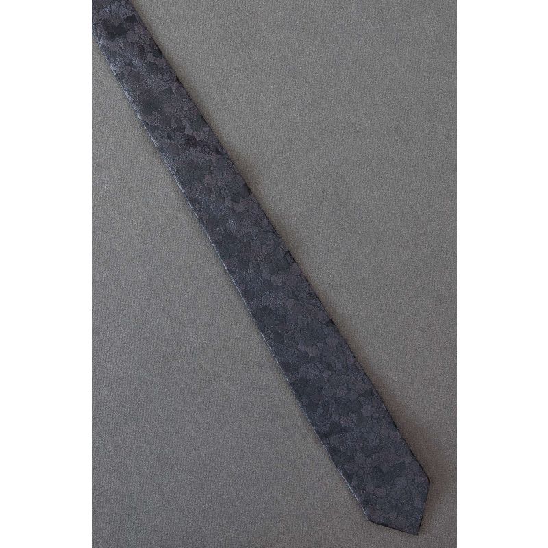 Overlapping Circles & Squares - Skinny Necktie