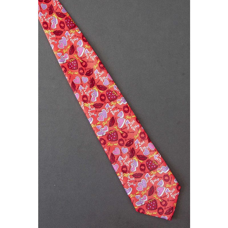 I Love You - Be Mine - Hearts & Kisses Necktie