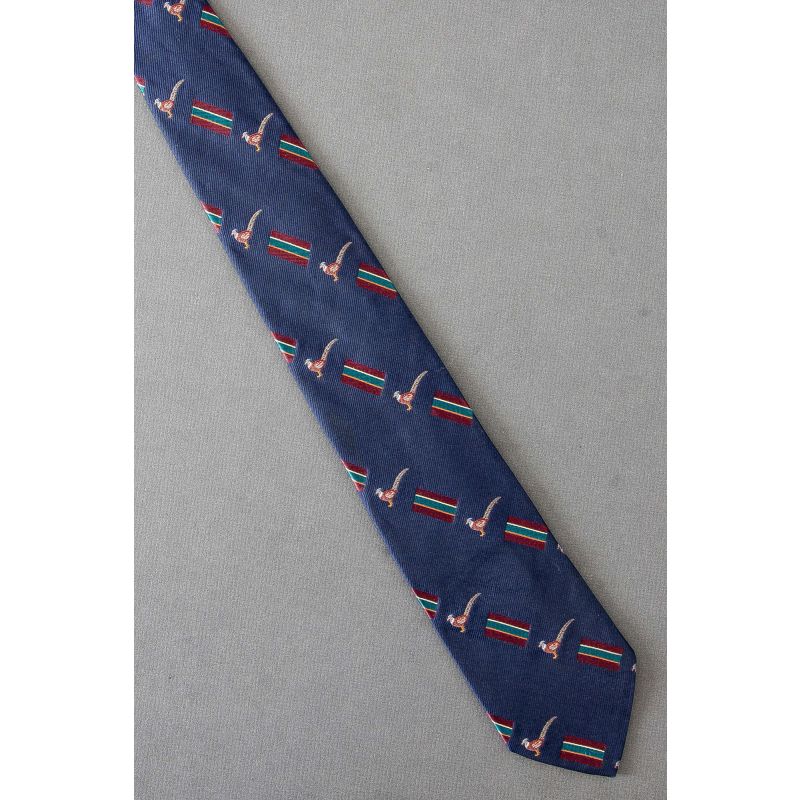 Chinese Pheasant - Slim Robert Talbott Necktie