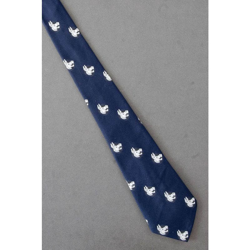 Braying Donkey Repeat - Vintage Navy Necktie 
