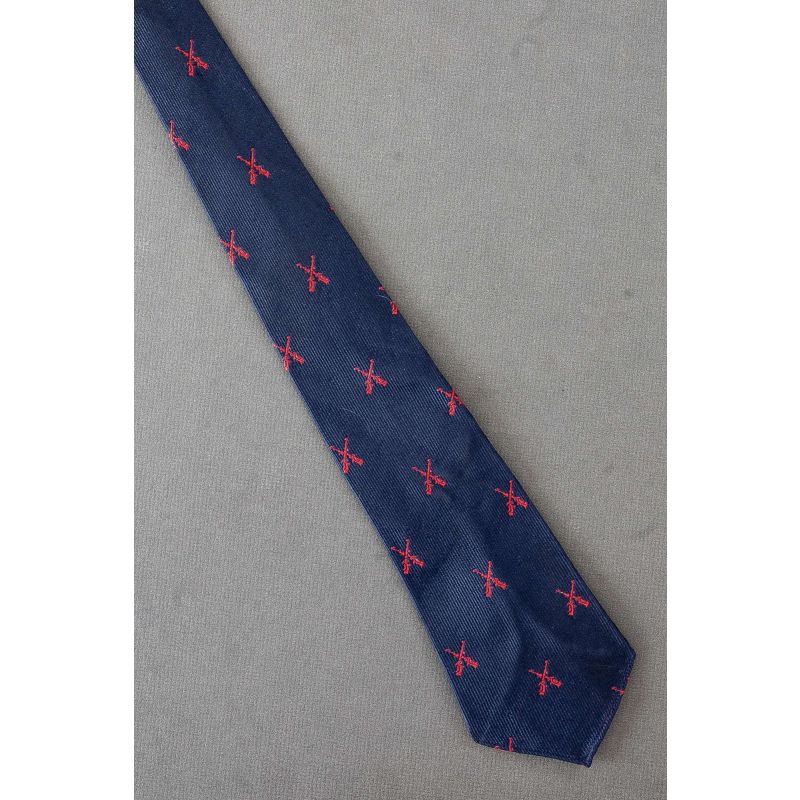Crossed Competition Target Rifles Necktie