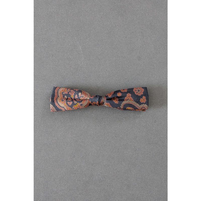 Non Symmetrical Design - Vintage Clip on Bow Tie