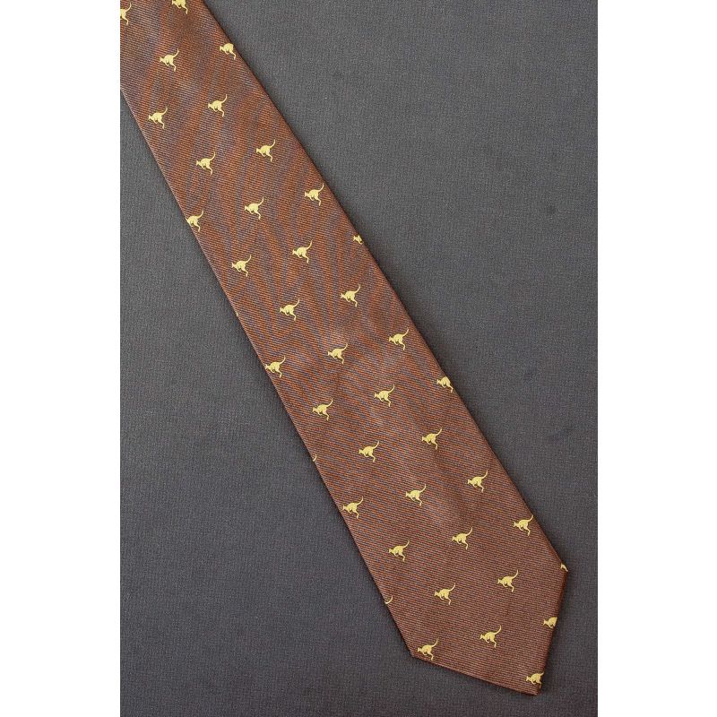 Gold Kangaroo Allover - Banana Republic Necktie