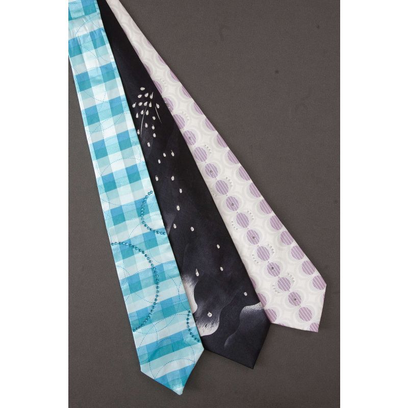 3 For $25 - Three Neckties With Sequins