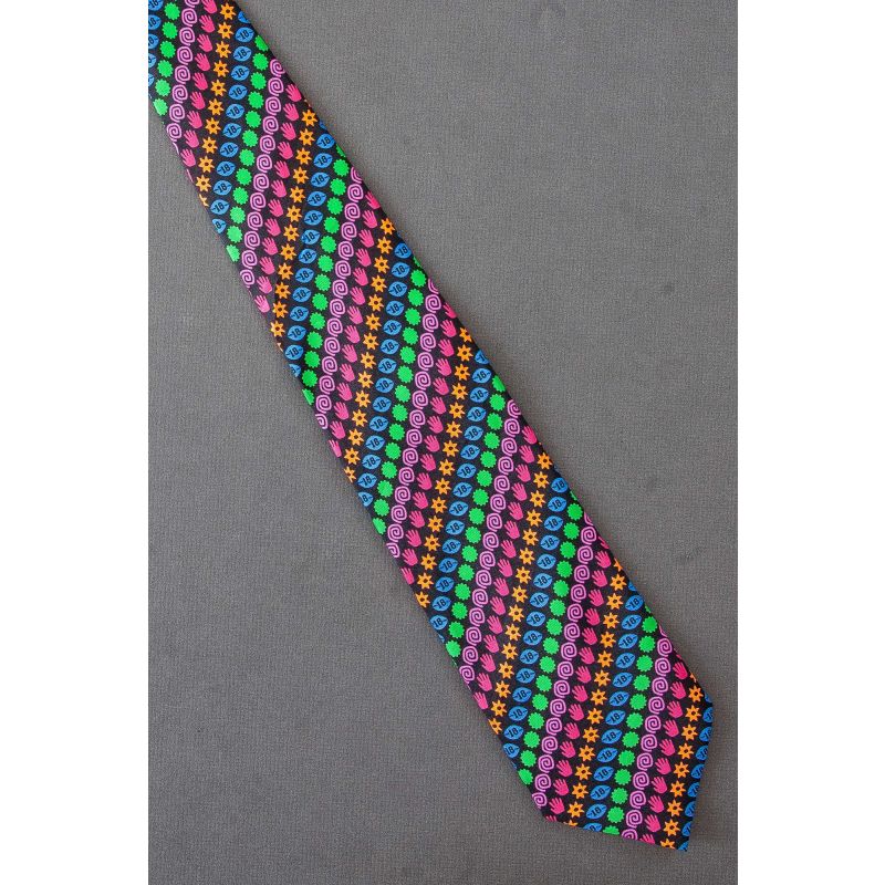 An Odd Bunch of Colorful Items - Silk Necktie
