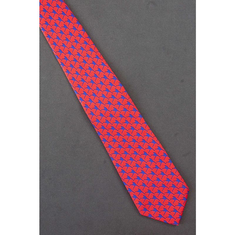 Silhouette of Guitar Players- Extra Long Tie