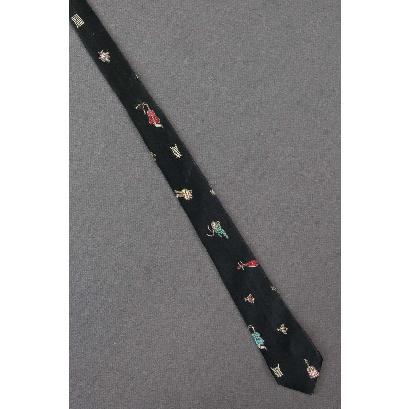 Musical Instruments & Pottery - Skinny Asian Tie