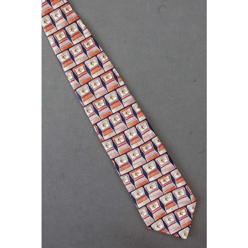 Rows of Cigars in Cigar Boxes - Navy Necktie