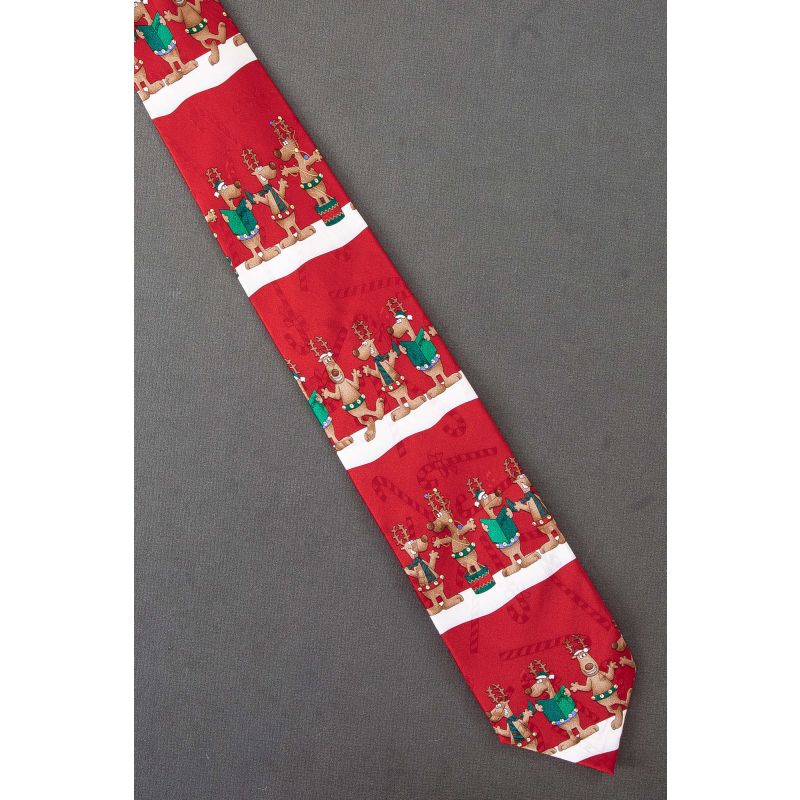 Every Reindeer Doing Something Different Tie