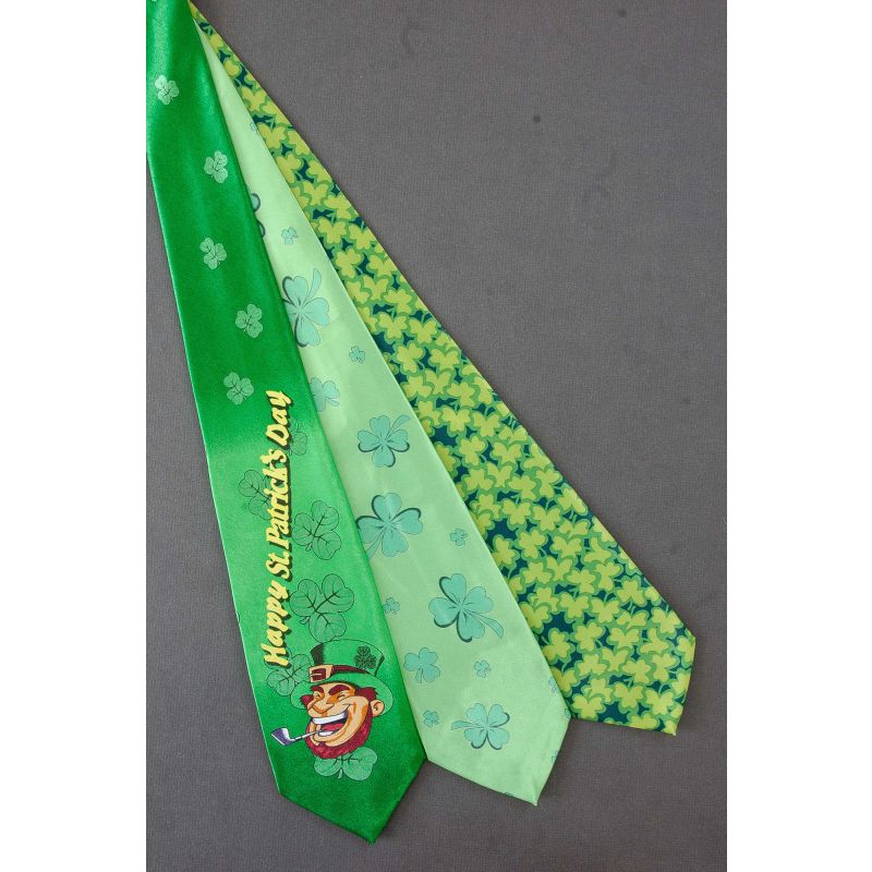 3 For $20 - Happy St. Patrick&#039;s Day Neckties