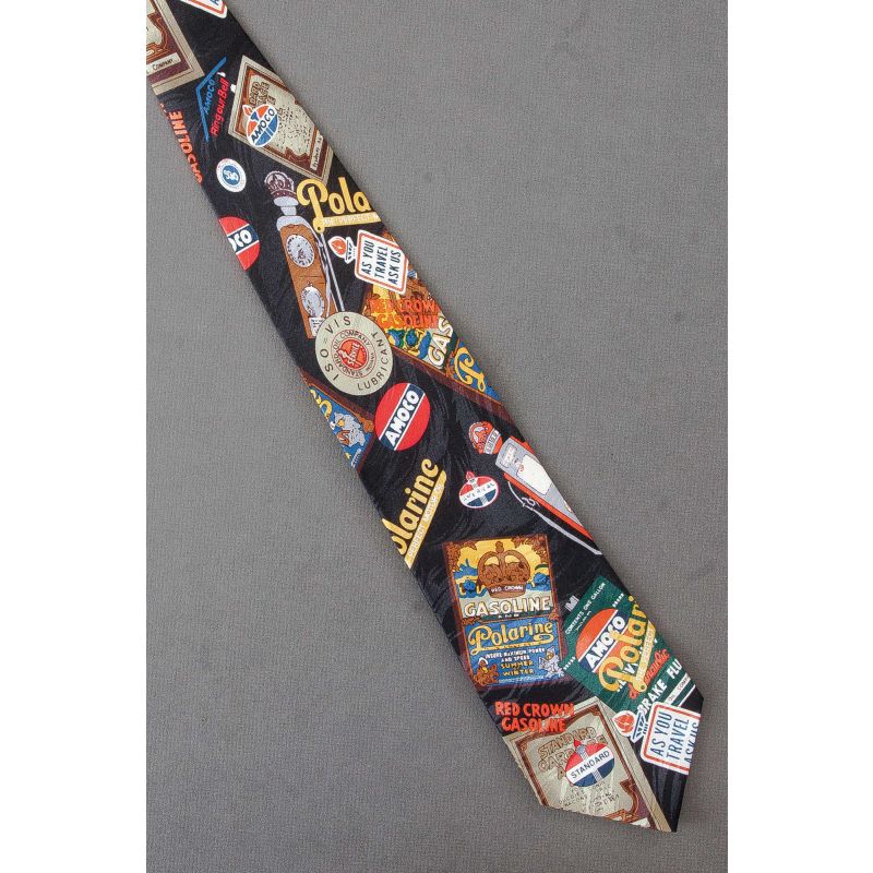 Amoco Gasoline, Pump & Advertisements Necktie