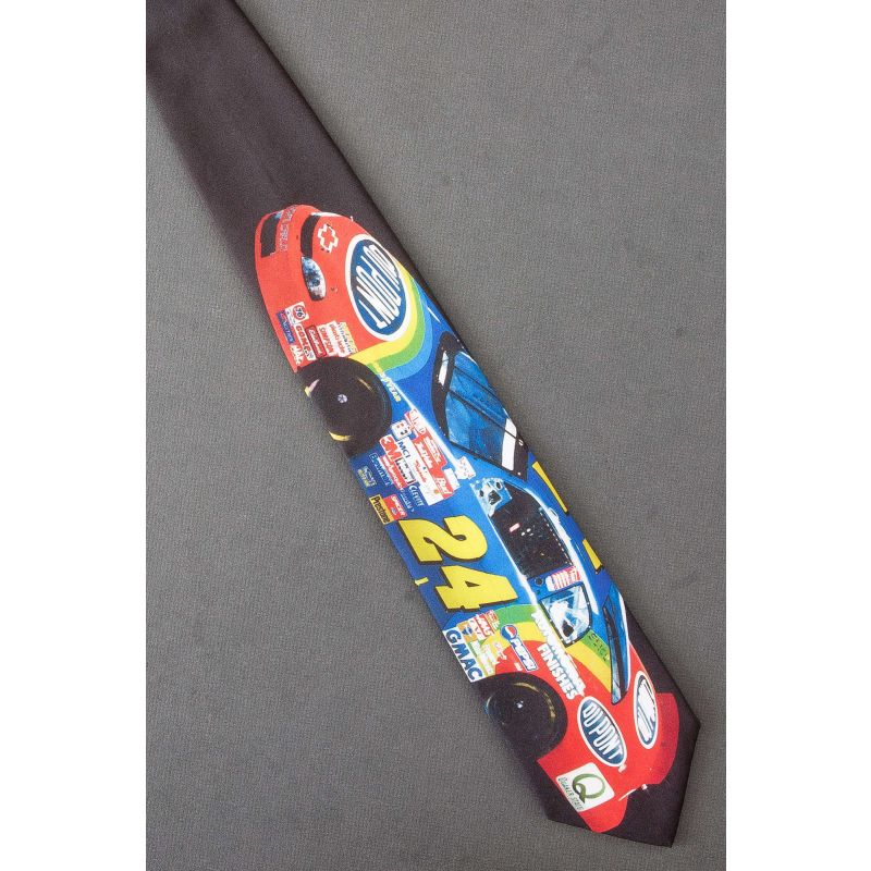 Jeff Gordon Vertical Car - Black NASCAR Necktie