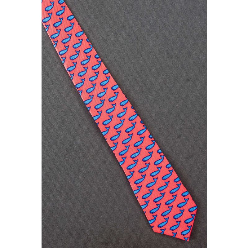 Blue Whale Allover - Silk Cape Cod Neckwear