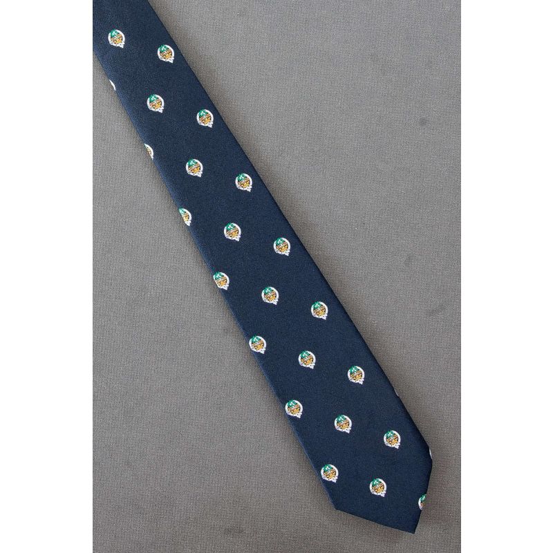 Hamilton Clan - Skinny Scottish Crest Necktie