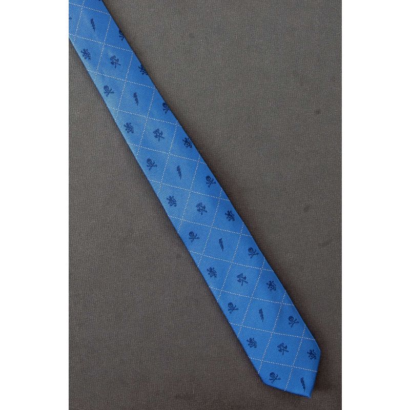 Lightning, Skull, Lion, Ax & Crown - Boys Necktie