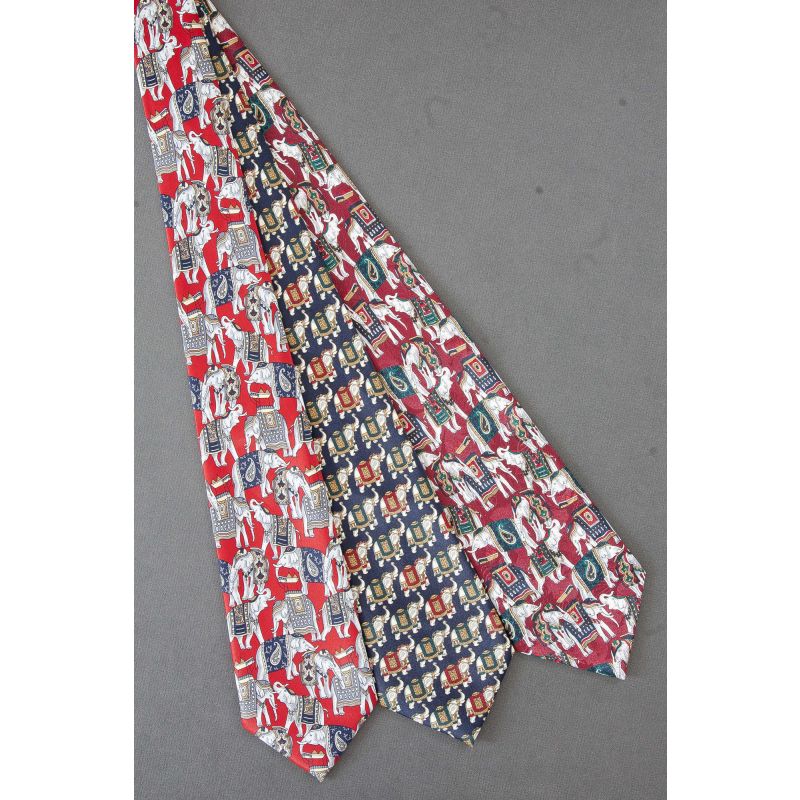 3 For $25 - Indian Elephants Neckties