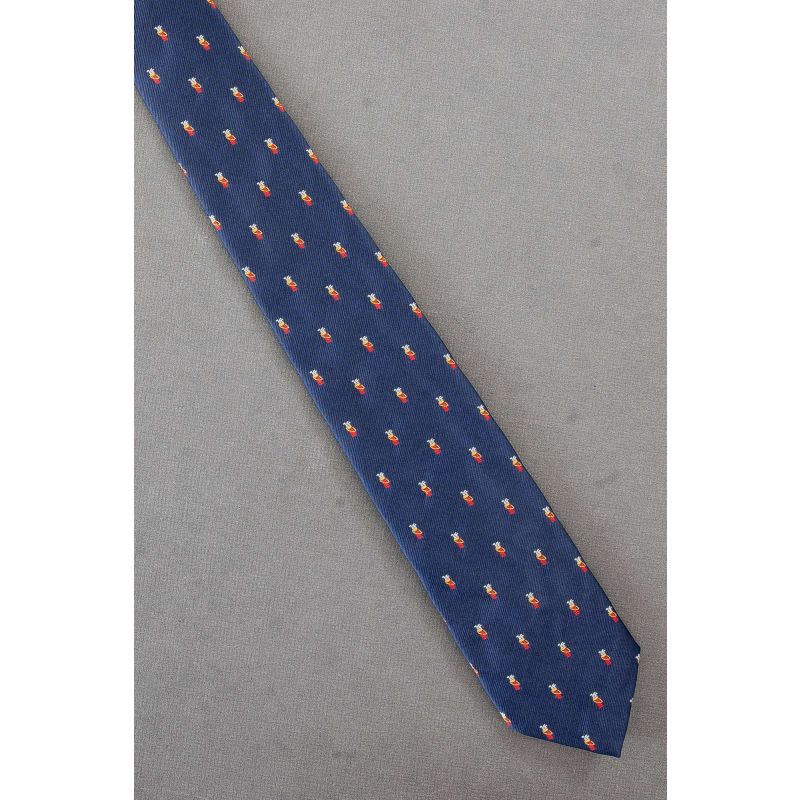 Golf Bag Allover - Slim Navy Alynn Neckwear