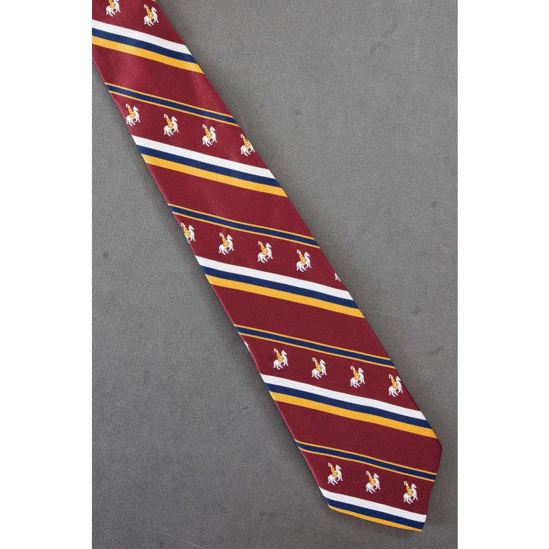 Men Wearing Fez Hats on Horses - Red Necktie